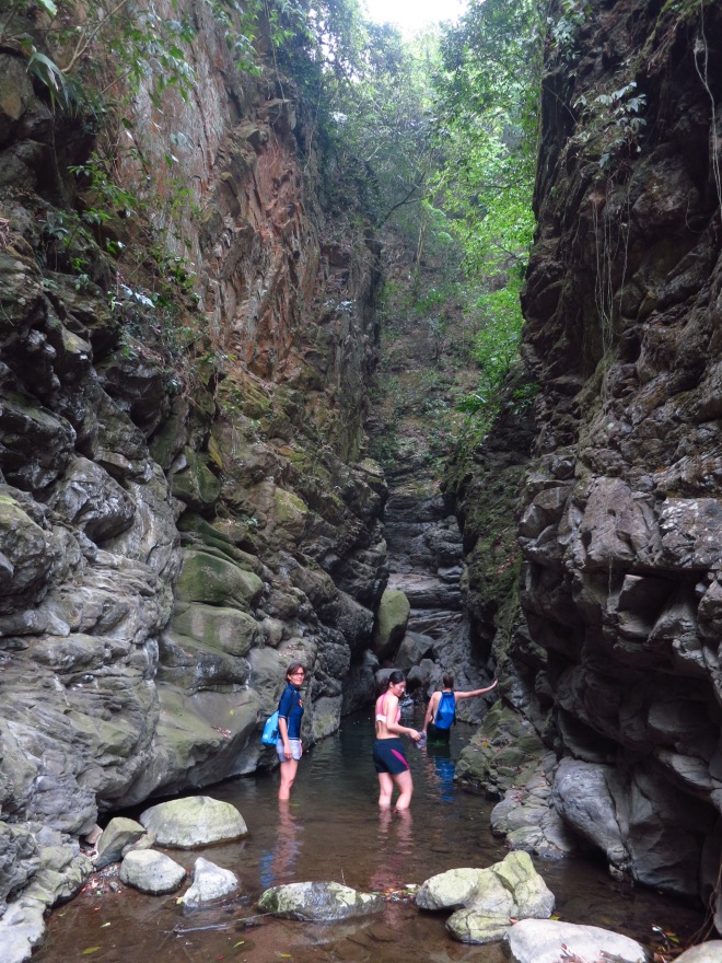 The mouth of the short but atmospheric Ningqing ('peaceful') Gorge near Shuili in Nantou County